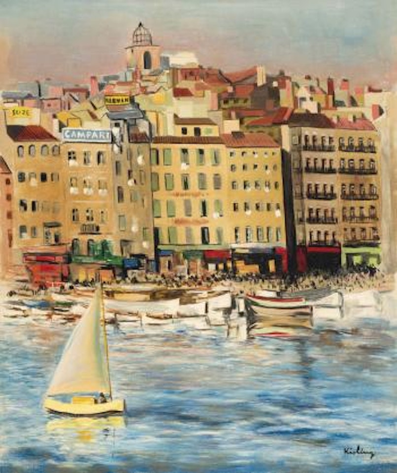 Port de Marseille by Moïse Kisling
