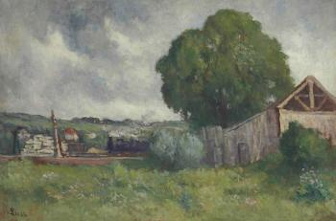 La Grange, Bourgogne by Maximilien Luce