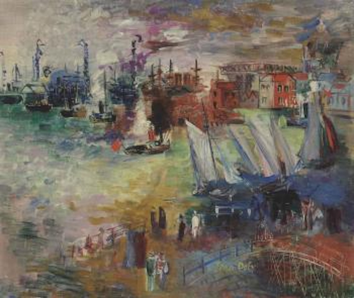 Port du Havre by Jean Dufy