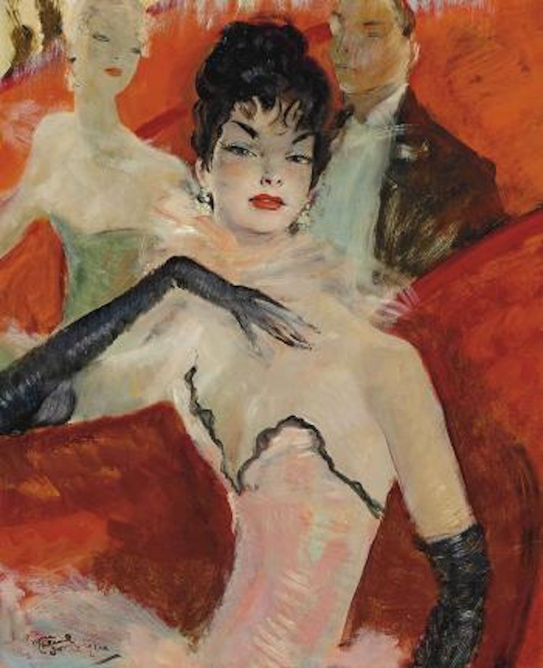 A la Scala ou La loge d'Hagel by Jean Gabriel Domergue