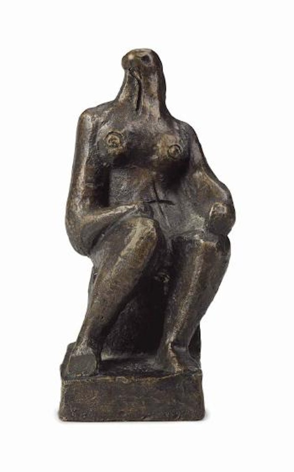 Small Seated Figure by Henry Moore