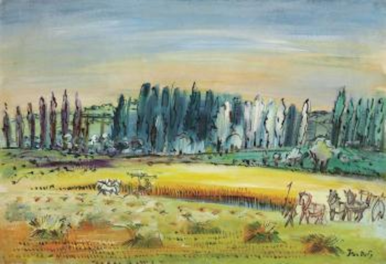 Les Moissonneurs by Jean Dufy