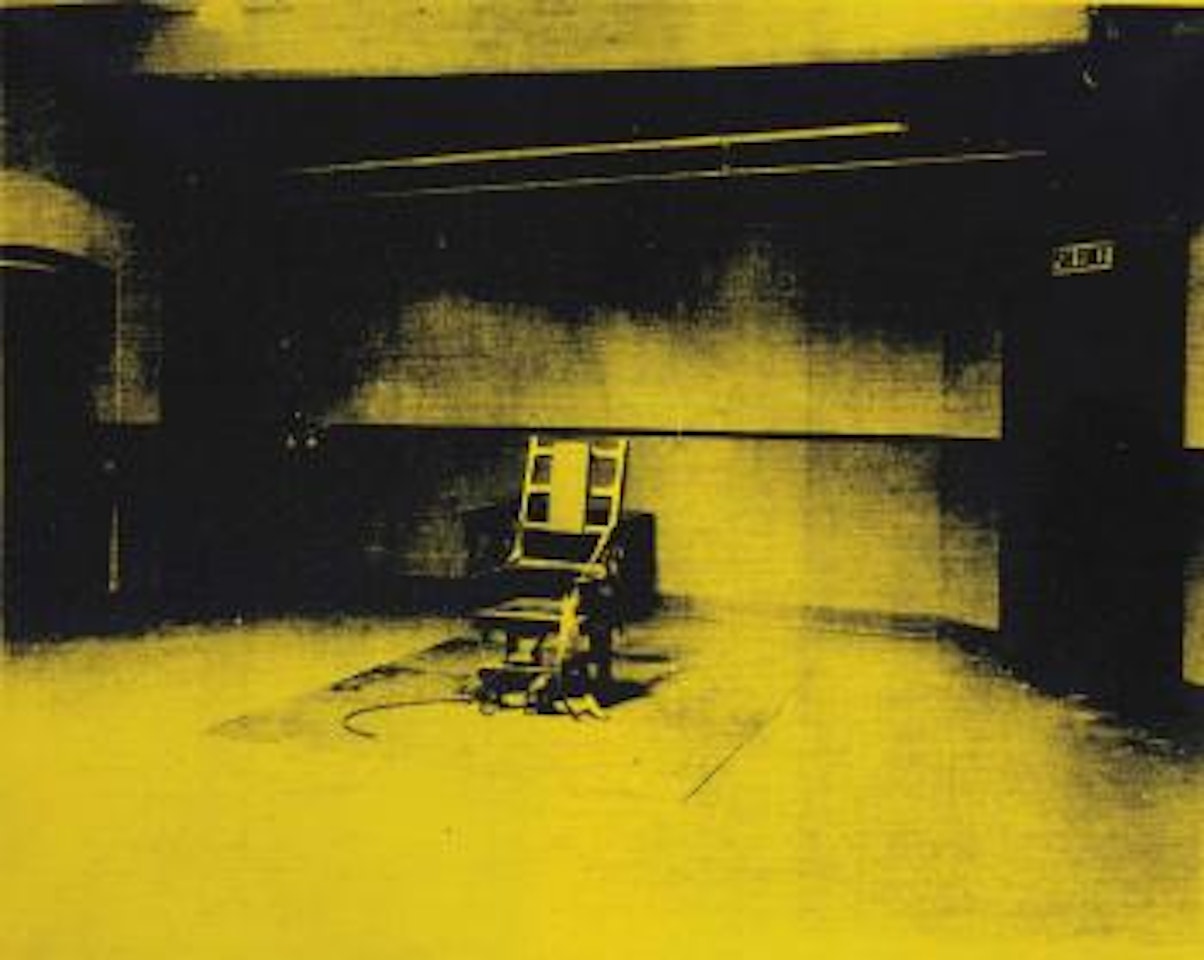 Little electric Chair by Andy Warhol