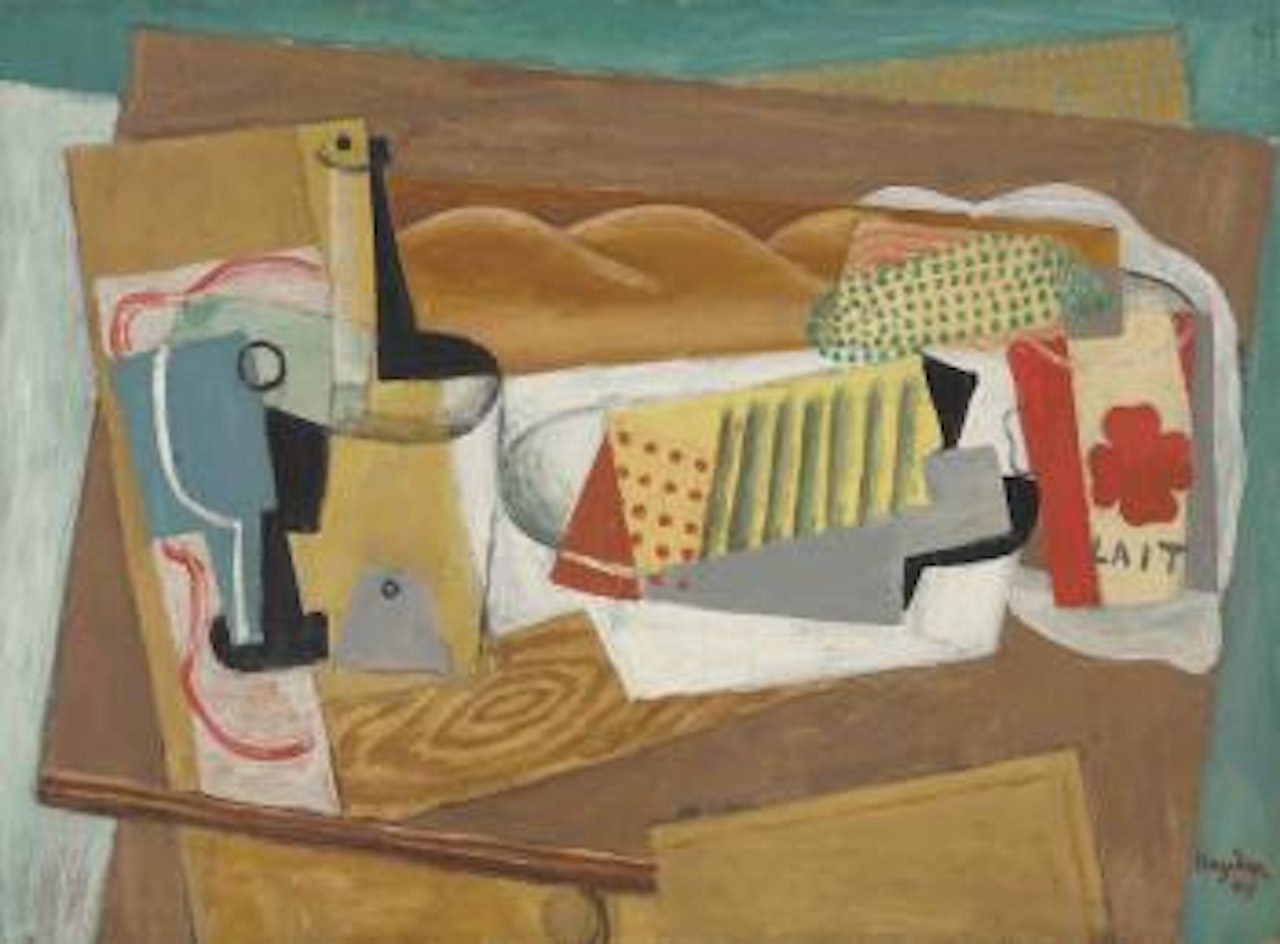 Nature morte à la bouteille de lait by Henri Hayden