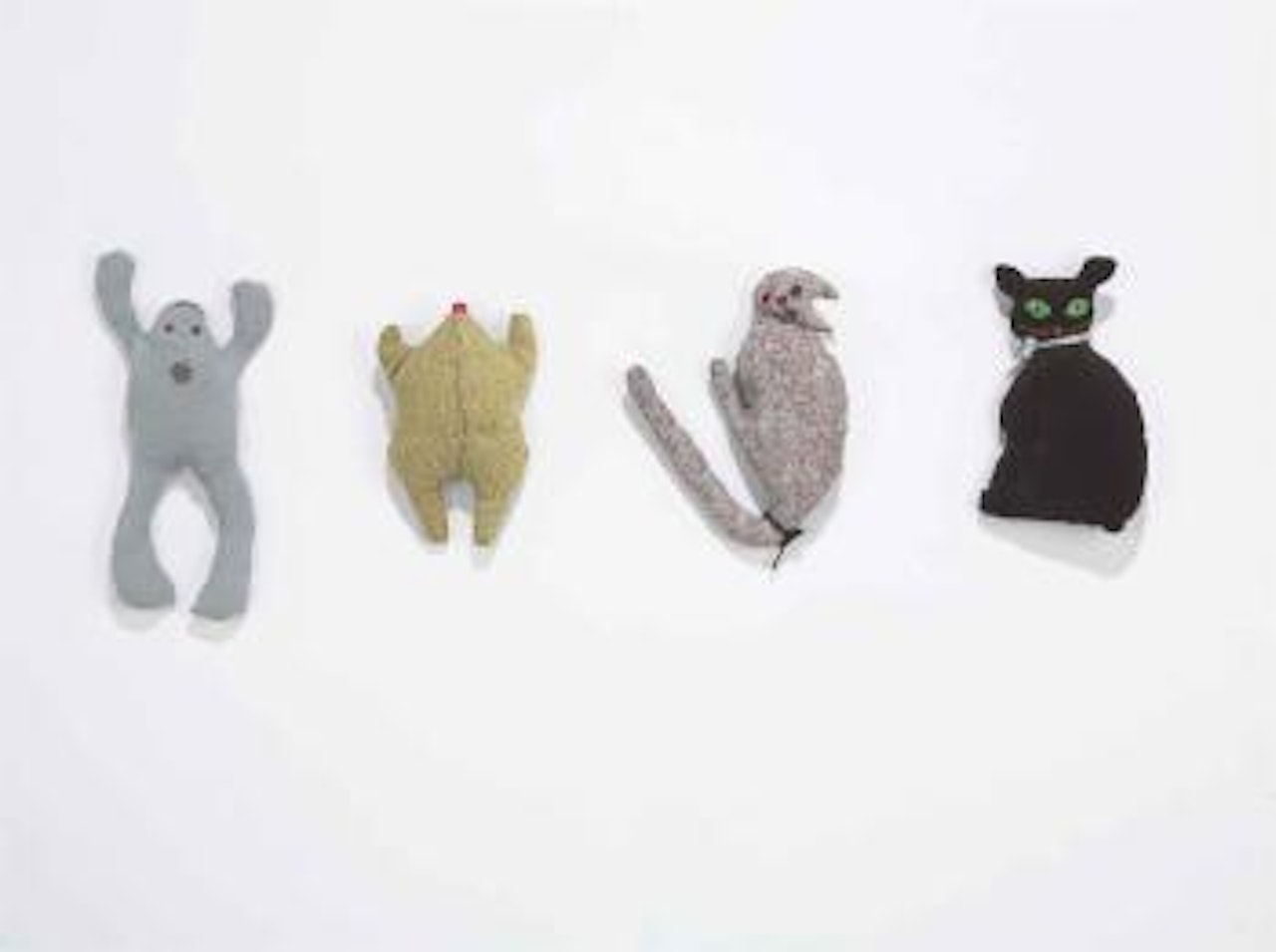 Two Frogs/Two Cats by Mike Kelley