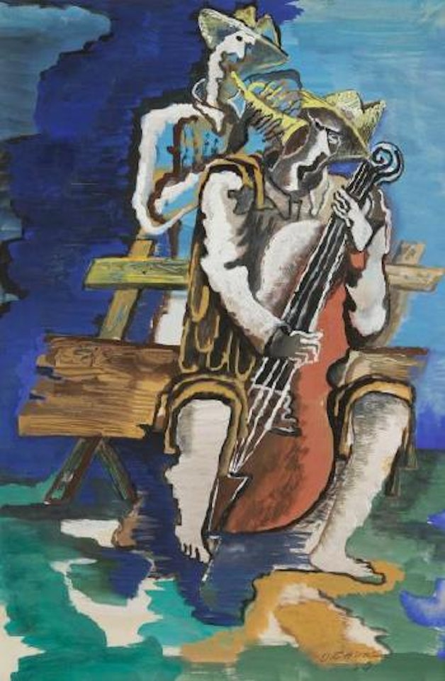 Les Musiciens de campagne by Ossip Zadkine