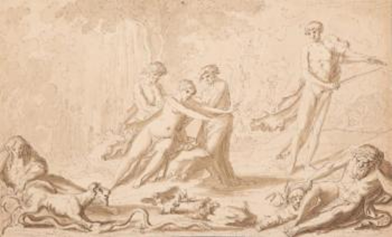 Le songe d'Orphée by Louis-Félix de la Rue
