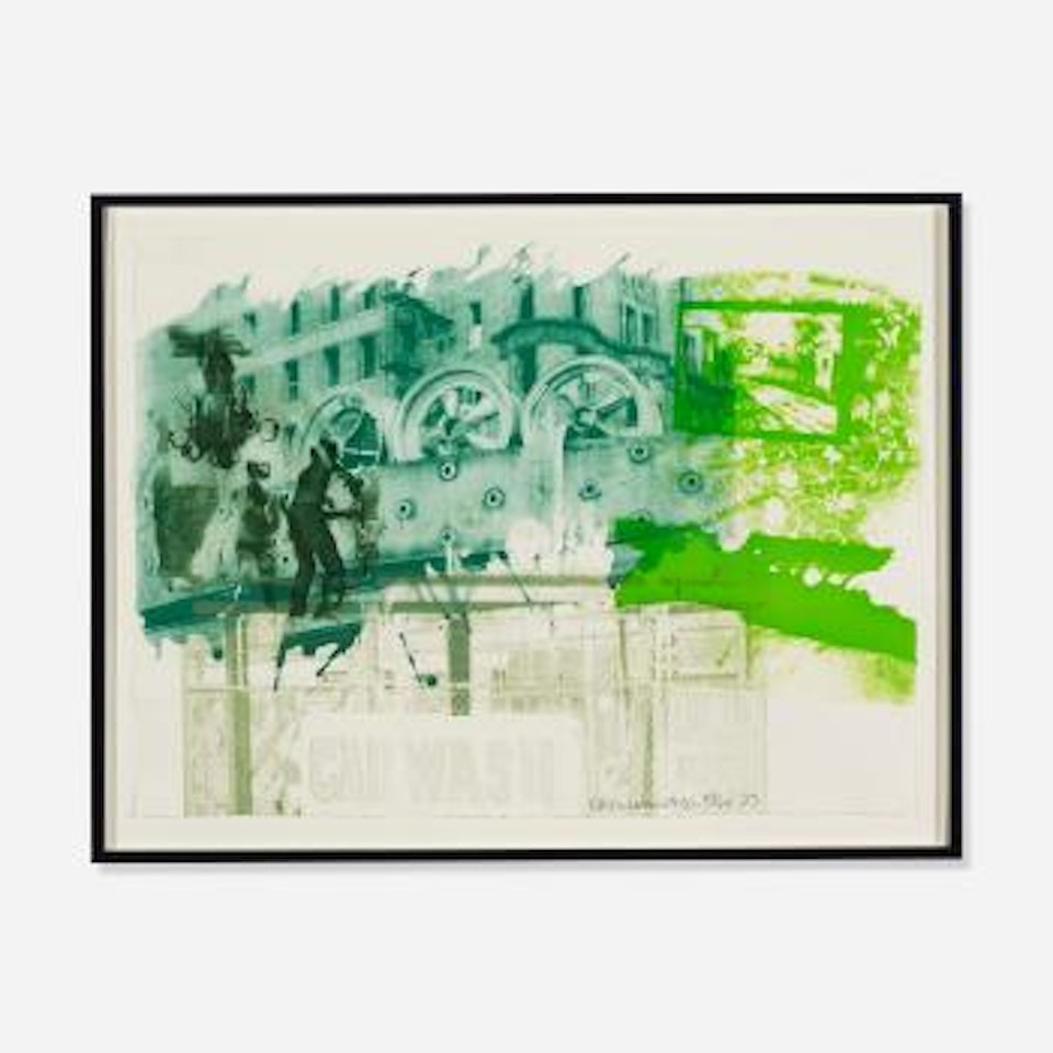 Rotary drive (Ground rules) by Robert Rauschenberg