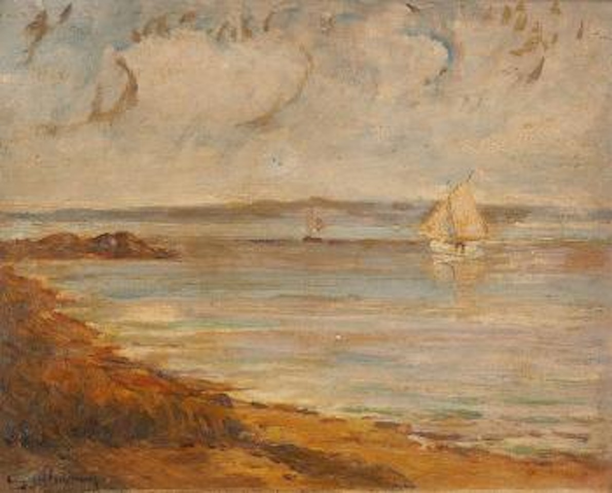 Voiliers à Saint Palais sur Mer by Armand Guillaumin