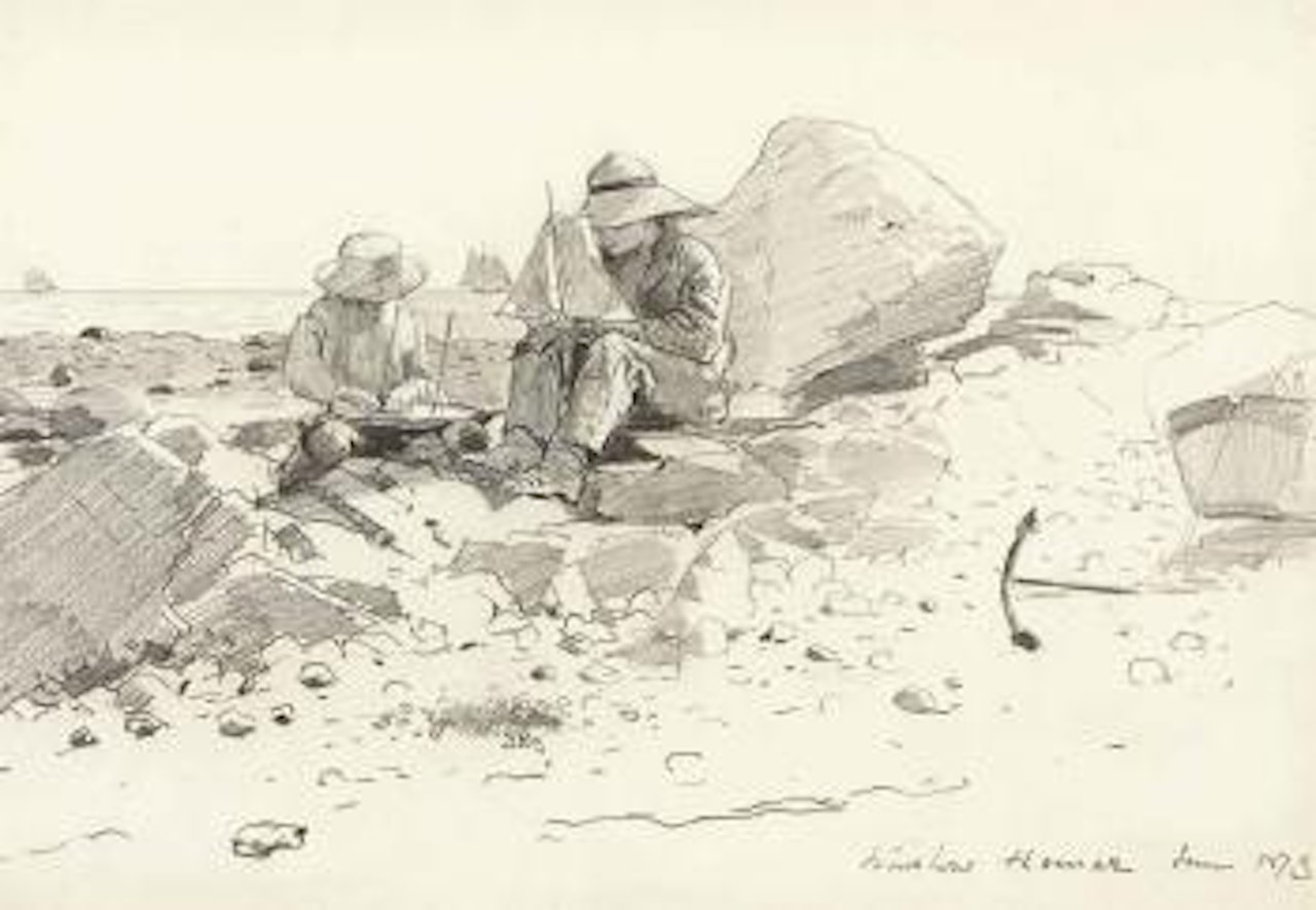 The Boat Builders by Winslow Homer