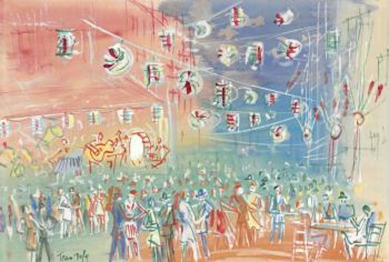 Bal populaire by Jean Dufy