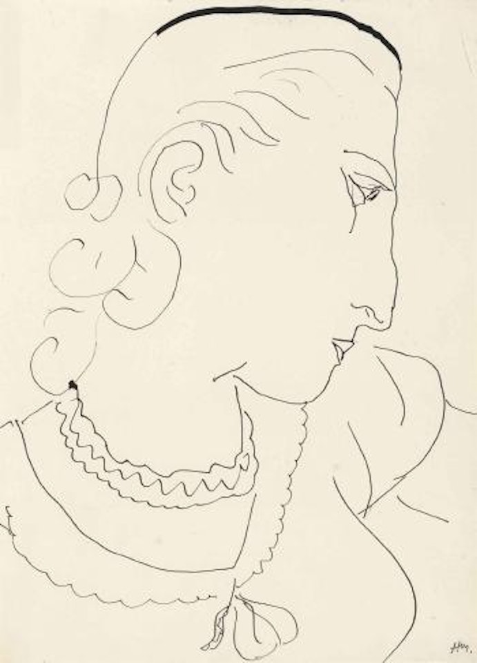 Tête de profil by Henri Matisse