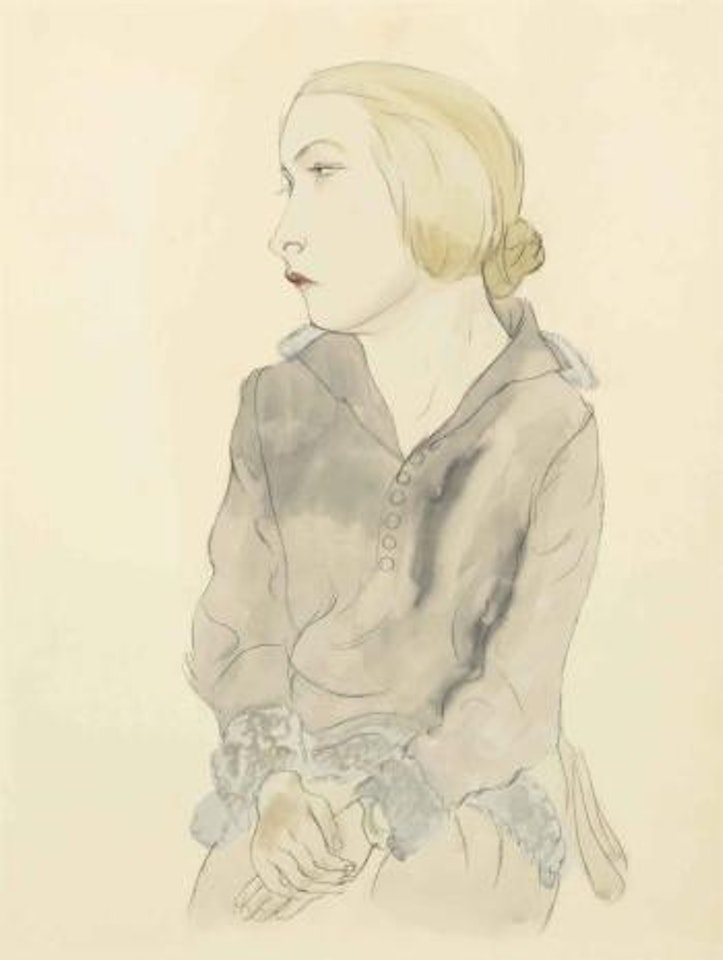 Sitzende Frau by George Grosz