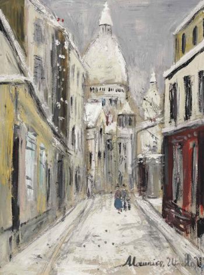 Sacré-Coeur en hiver by Maurice Utrillo