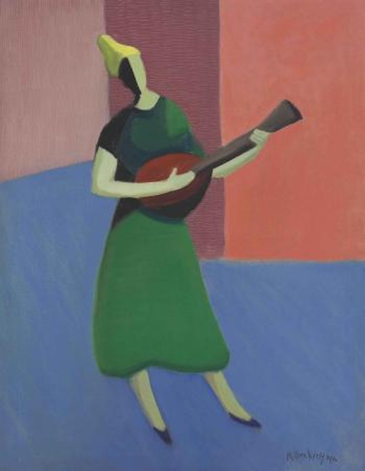 The Mandolin Player by Milton Avery