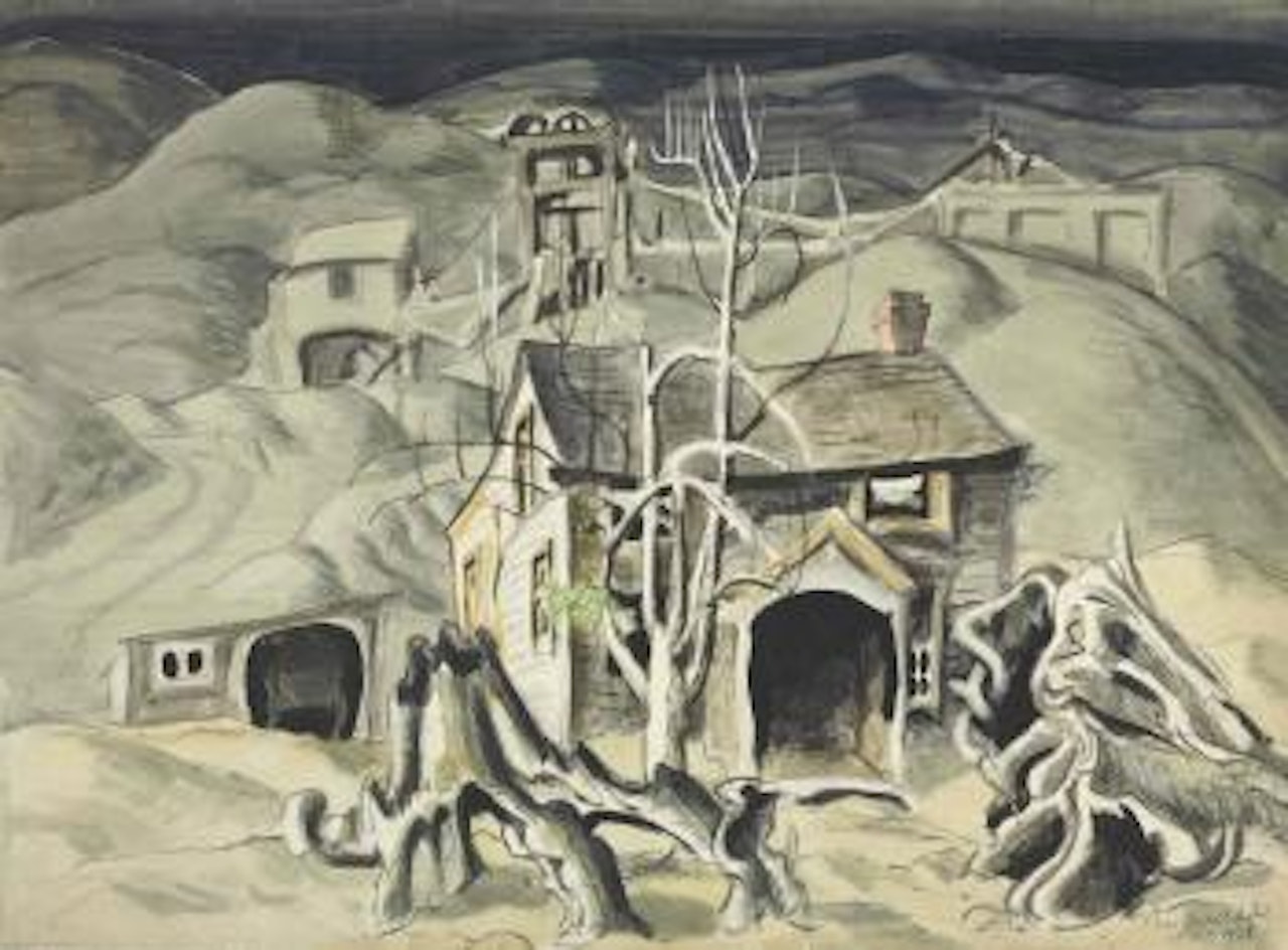 Deserted Miner's Home by Charles Burchfield