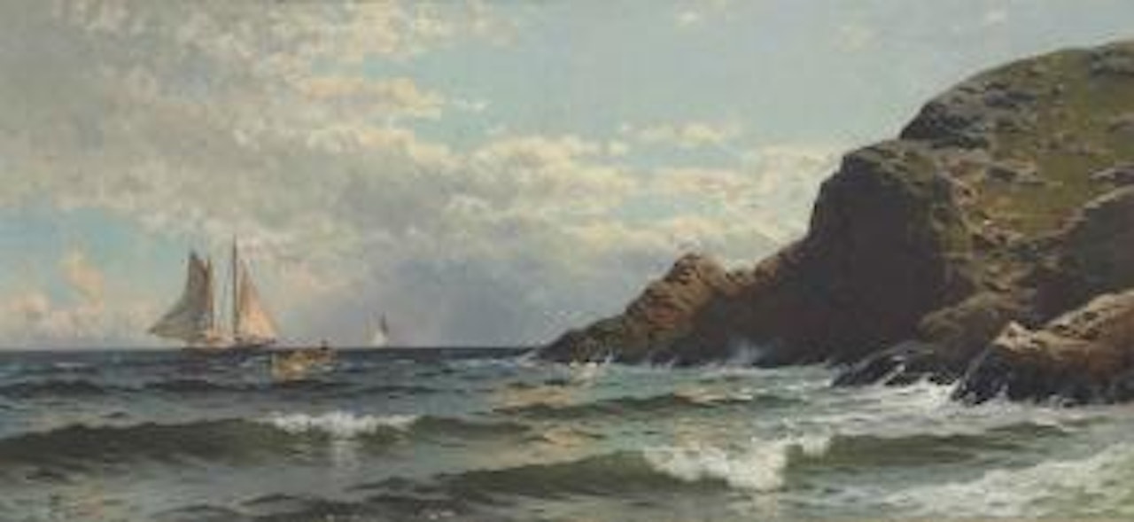 Schooner off Grand Manan Island by Alfred Thompson Bricher