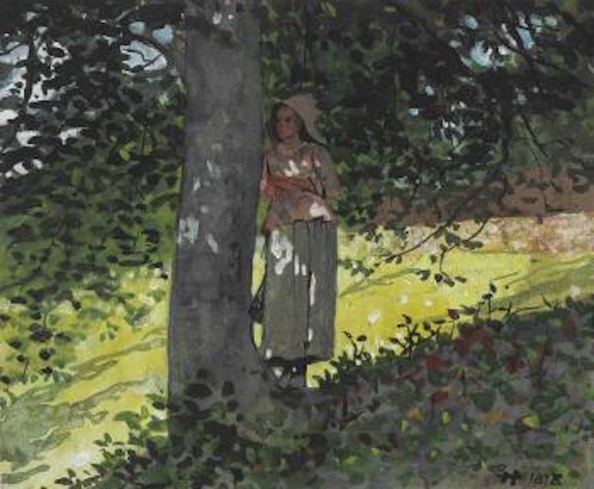 A Shady Spot, Houghton Farm by Winslow Homer