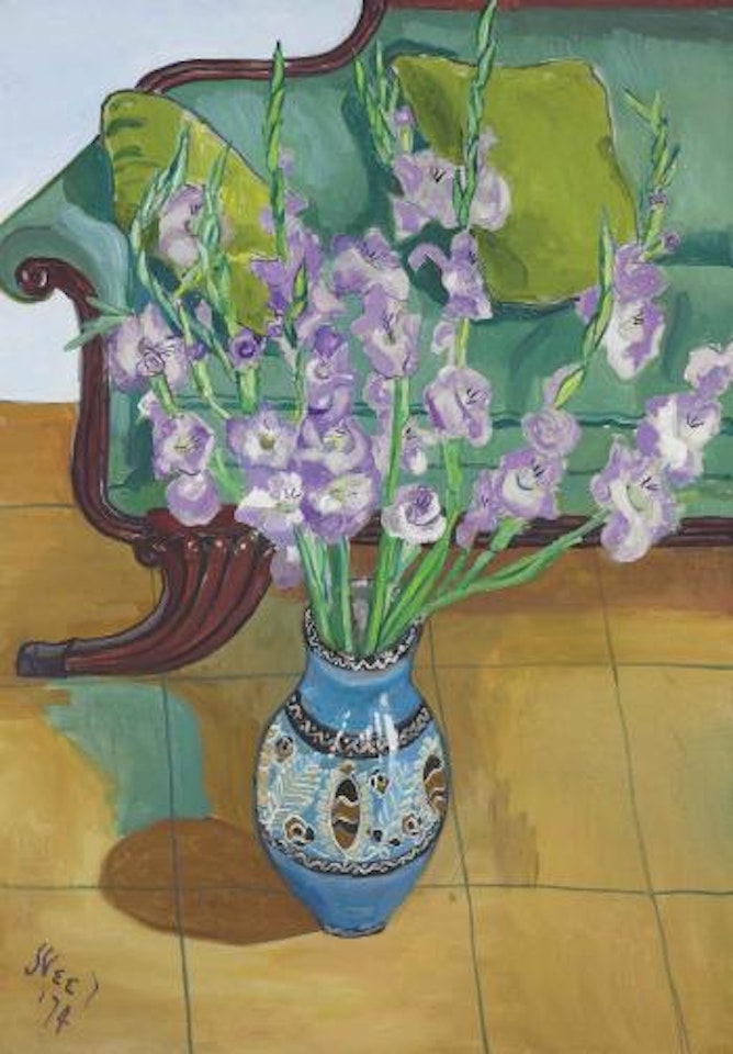 Gladiolas by Alice Neel