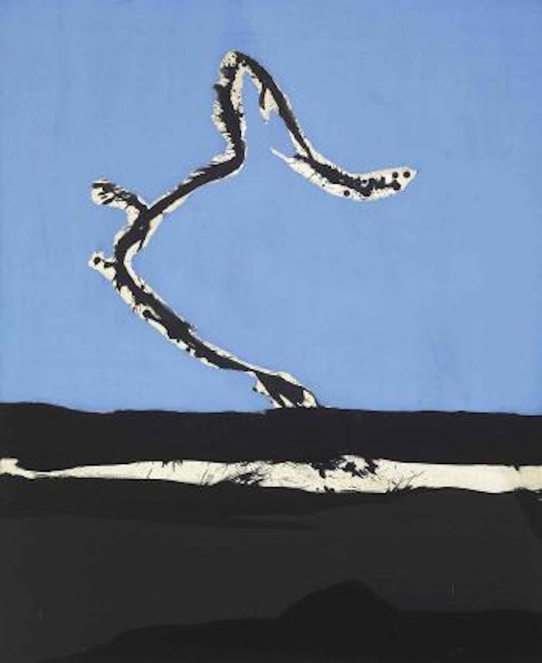 Beside the Sea with Black Stripe by Robert Motherwell