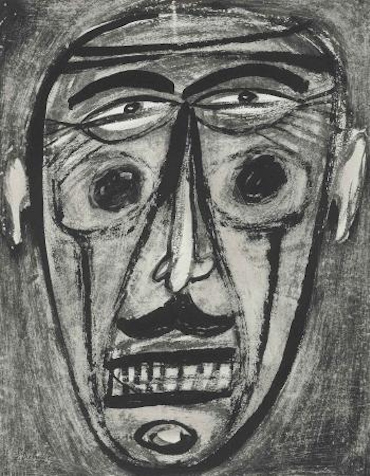 Portrait d'homme by Jean Dubuffet