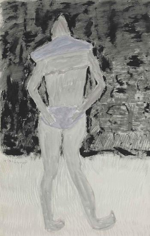 Bikini Bather's Back by Milton Avery