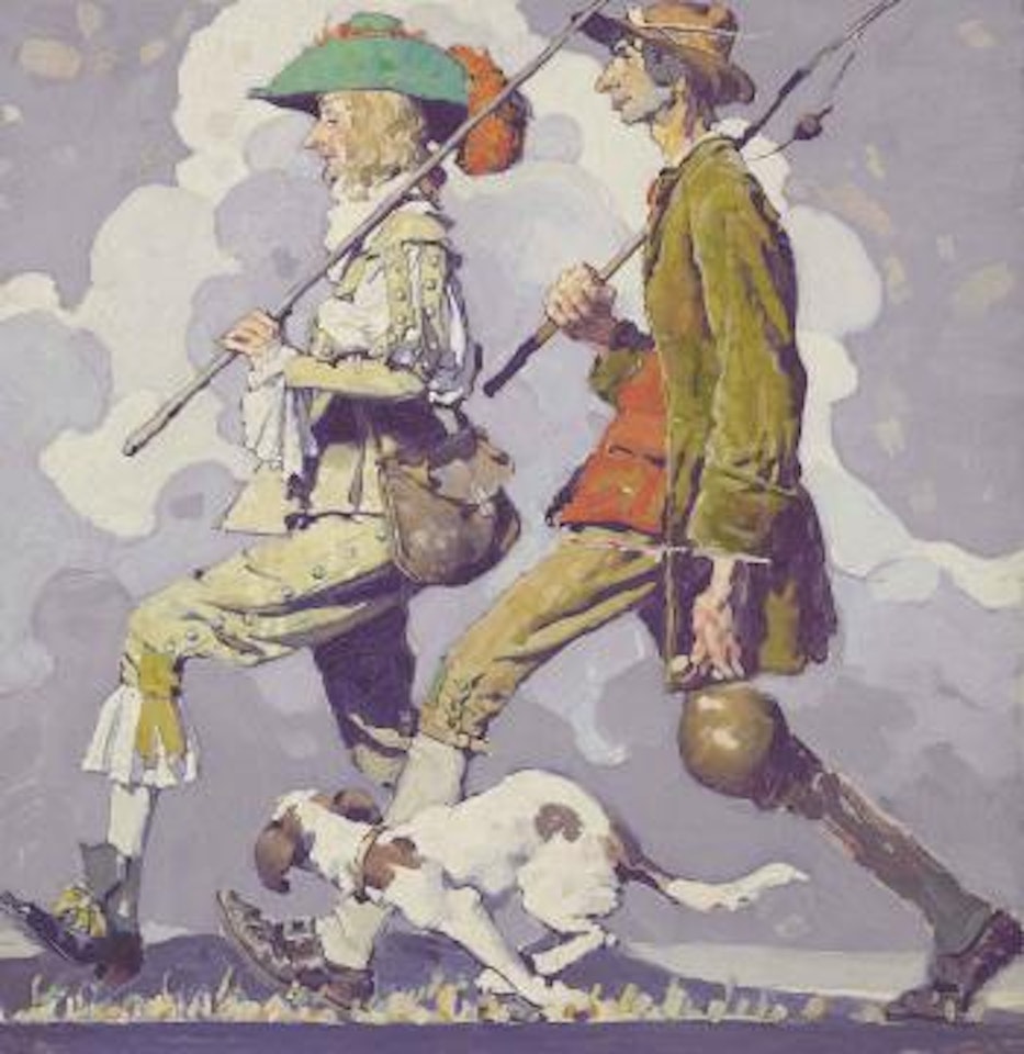 Fishes like Neckties by Norman Rockwell