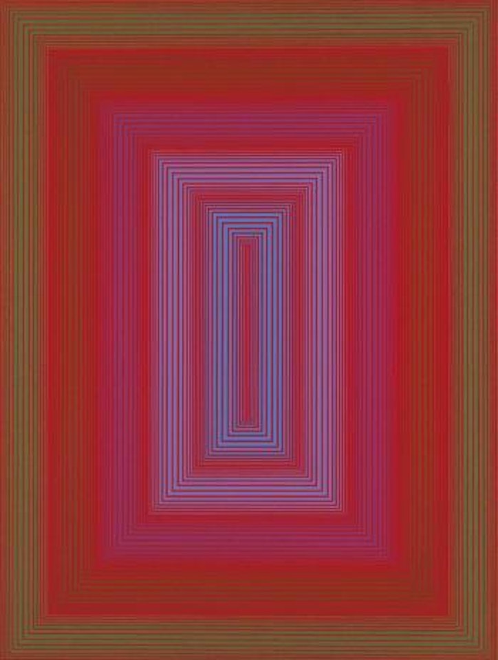 Red and Blue Portal by Richard Anuszkiewicz