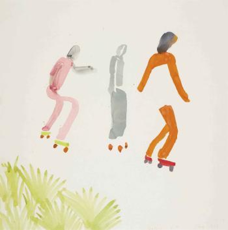 Skaters, L.A. by David Hockney
