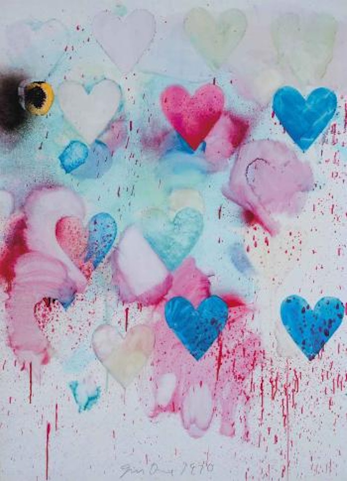 Large Heart Drawing #11 by Jim Dine