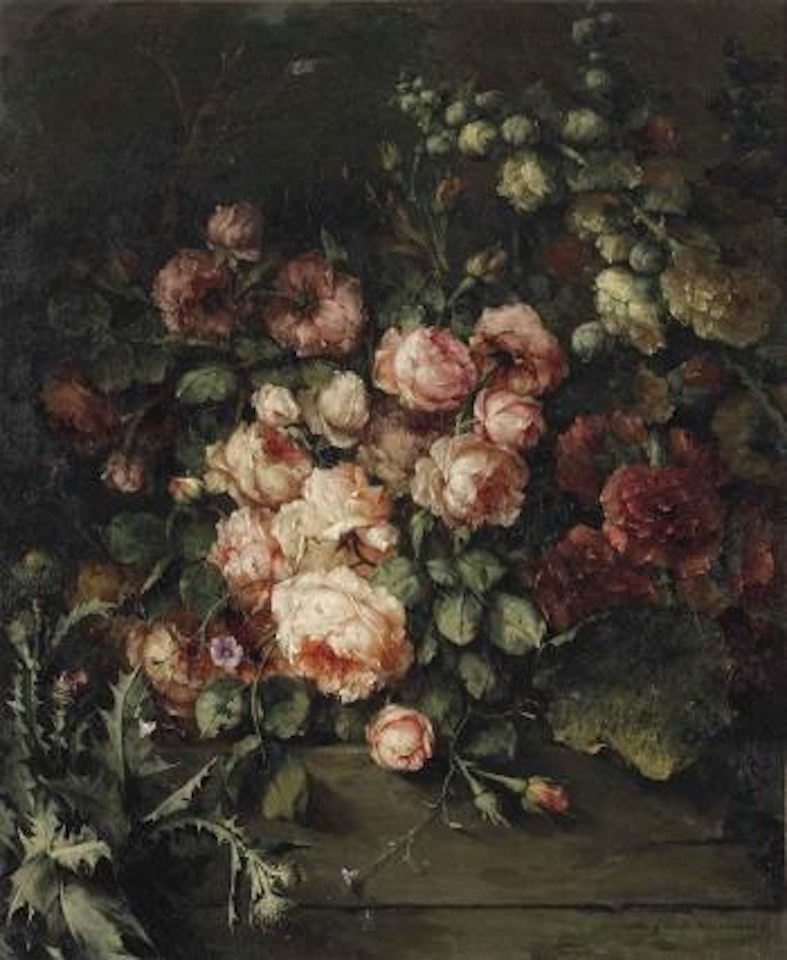 Wild roses by Margaretha Roosenboom