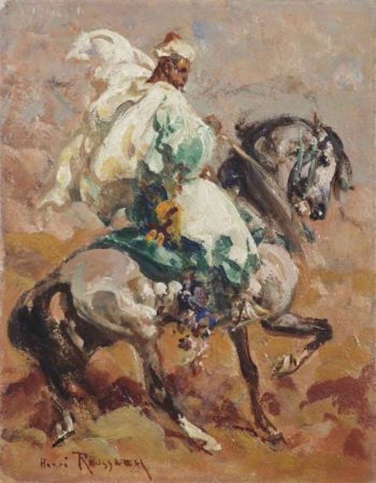 Cavalier du Makhzen by Henri Émilien Rousseau