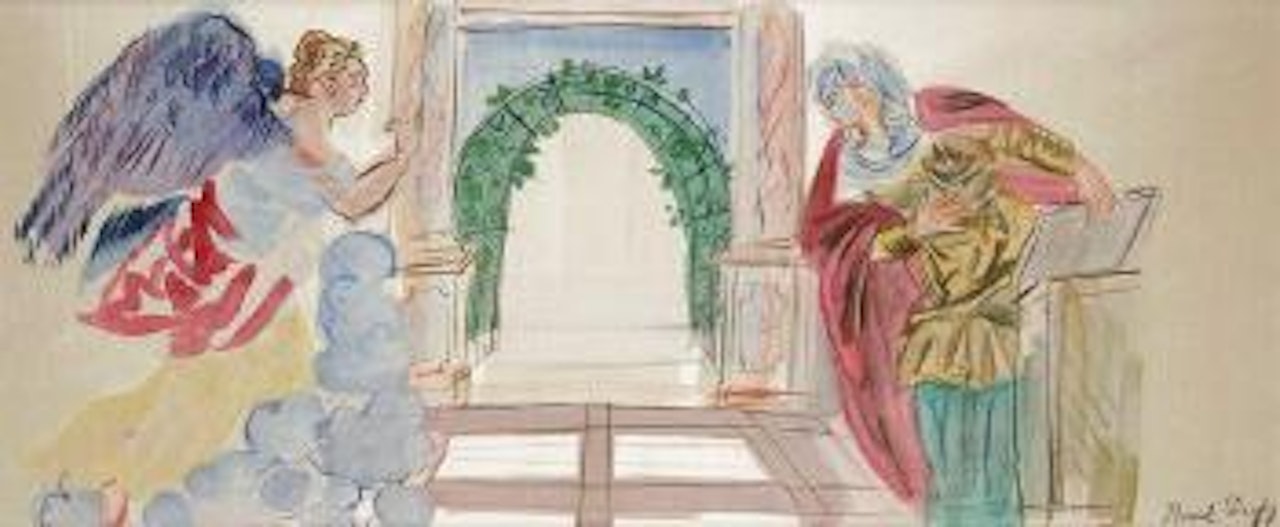 L'Annonciation d'après Véronèse by Raoul Dufy