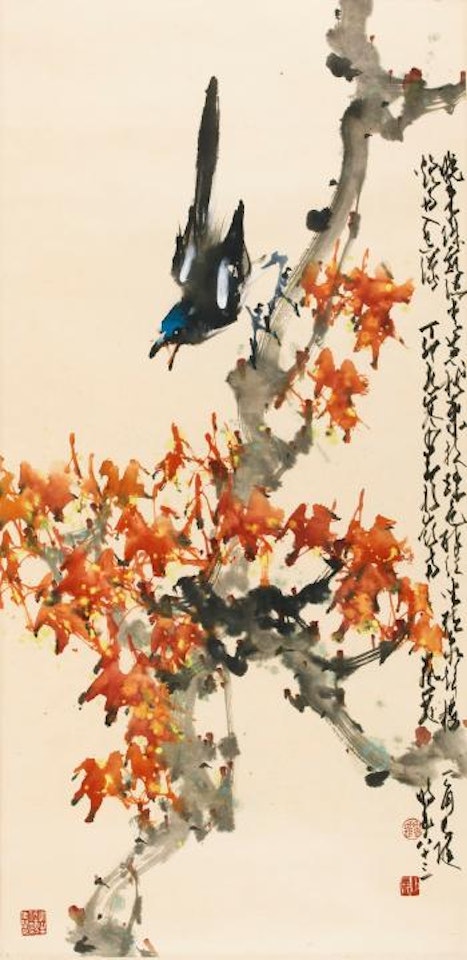 Autumn Maple by Zhao Shao'ang