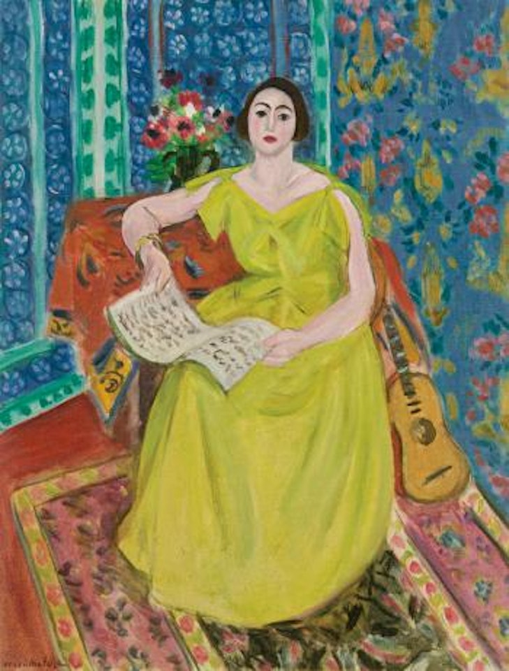 La Femme En Jaune by Henri Matisse