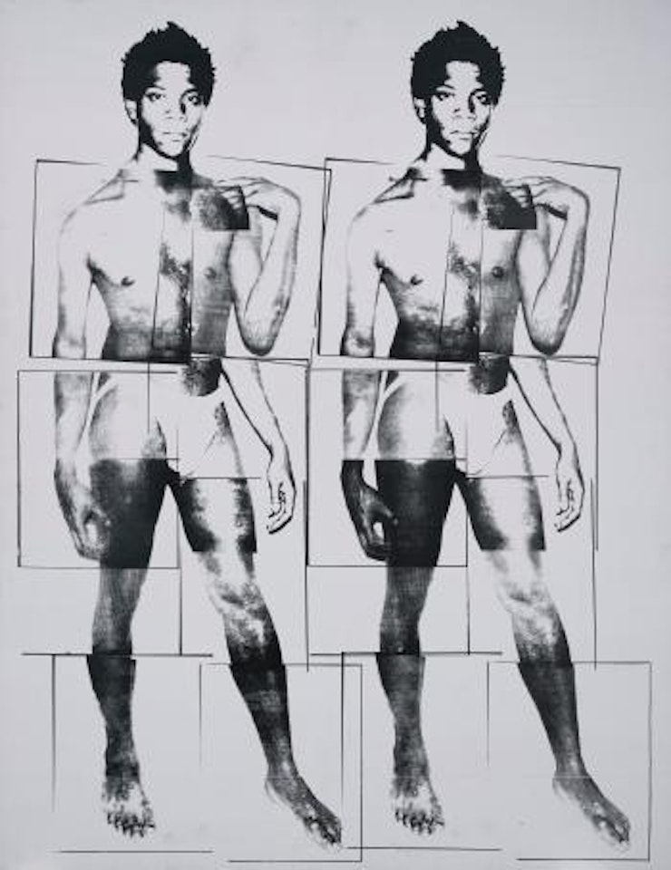 Portrait of Jean-Michel as David by Andy Warhol