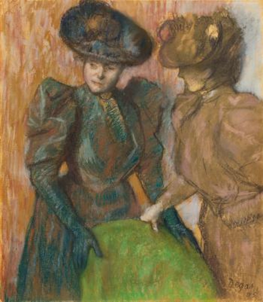 La Conversation by Edgar Degas