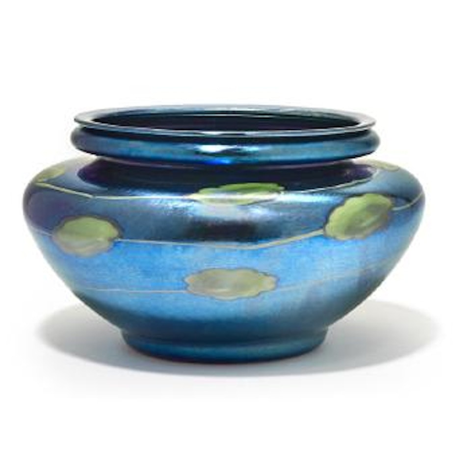 Decorated vase by Tiffany Studios