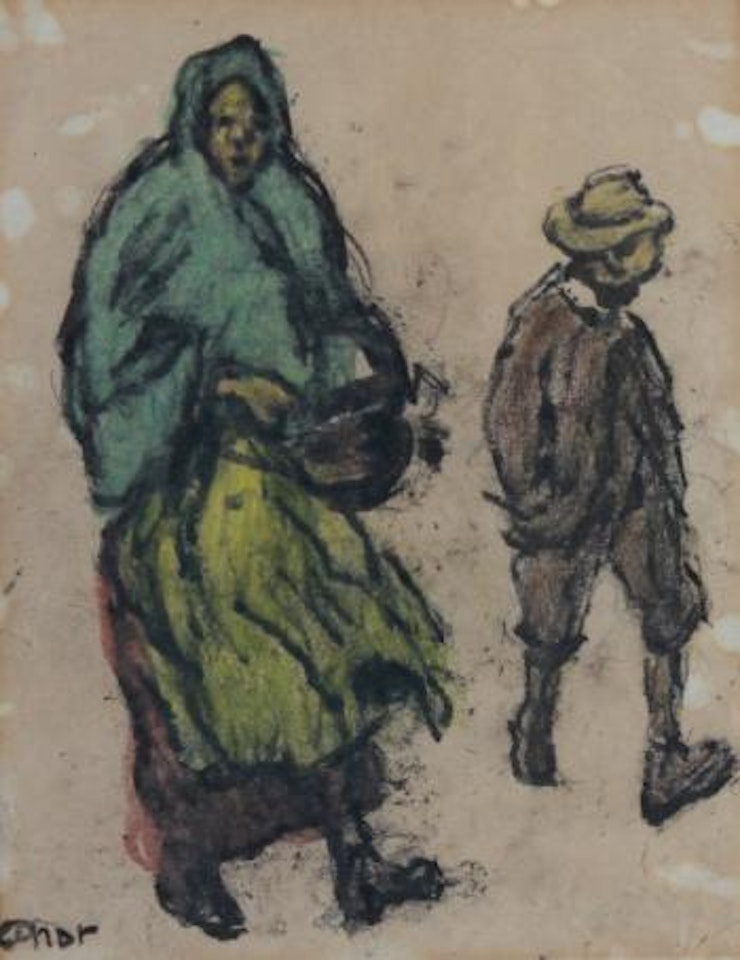 It's a cold day by William Conor