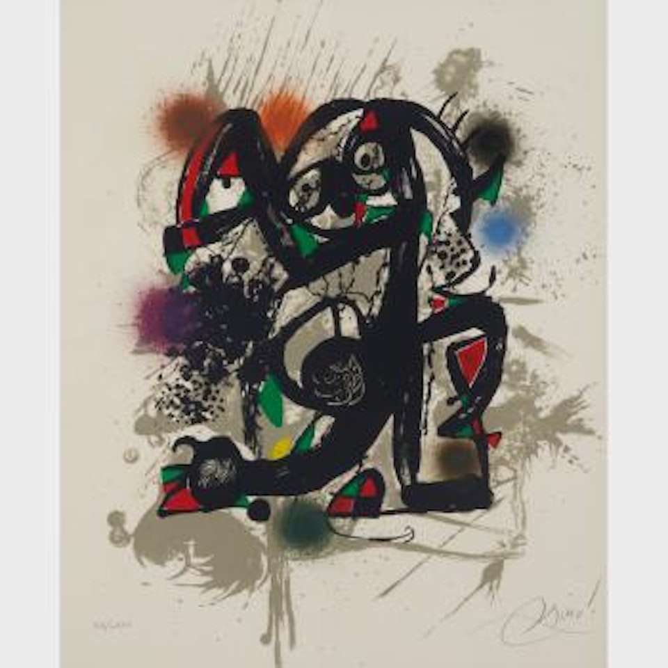 Untitled (Joan Miro Lithographie III) by Joan Miró