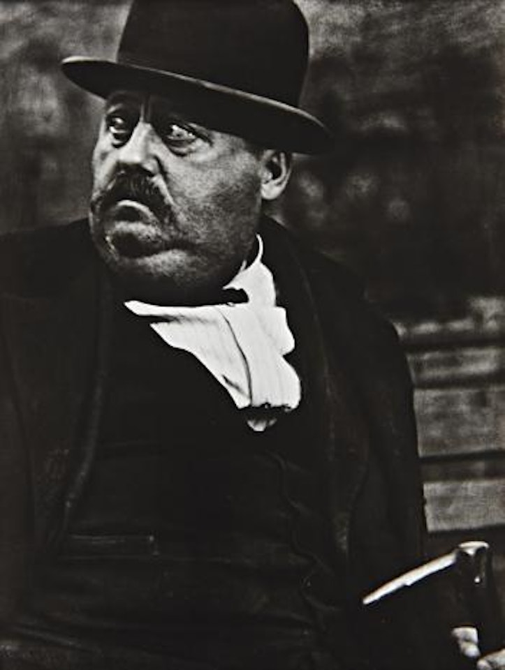 Man in a Derby, New York by Paul Strand