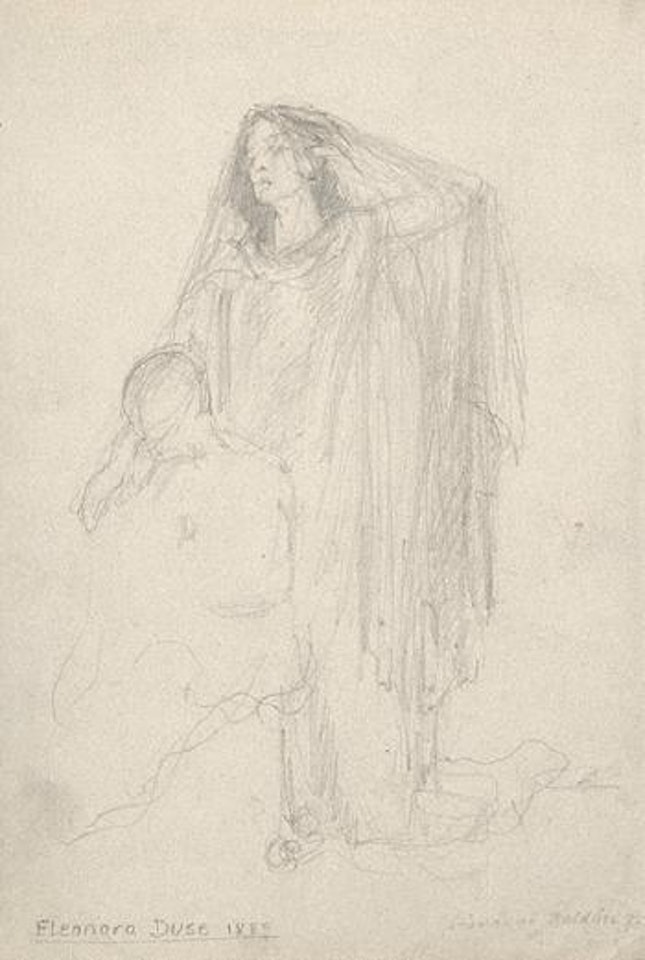 Bildnis Der Schauspielerin Eleonora Duse by Giovanni Boldini