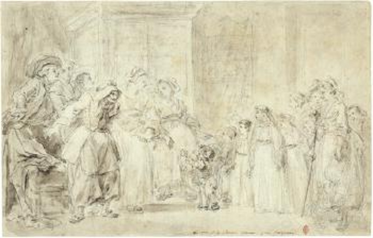 La Fête De Bonne Maman by Jean-Honoré Fragonard