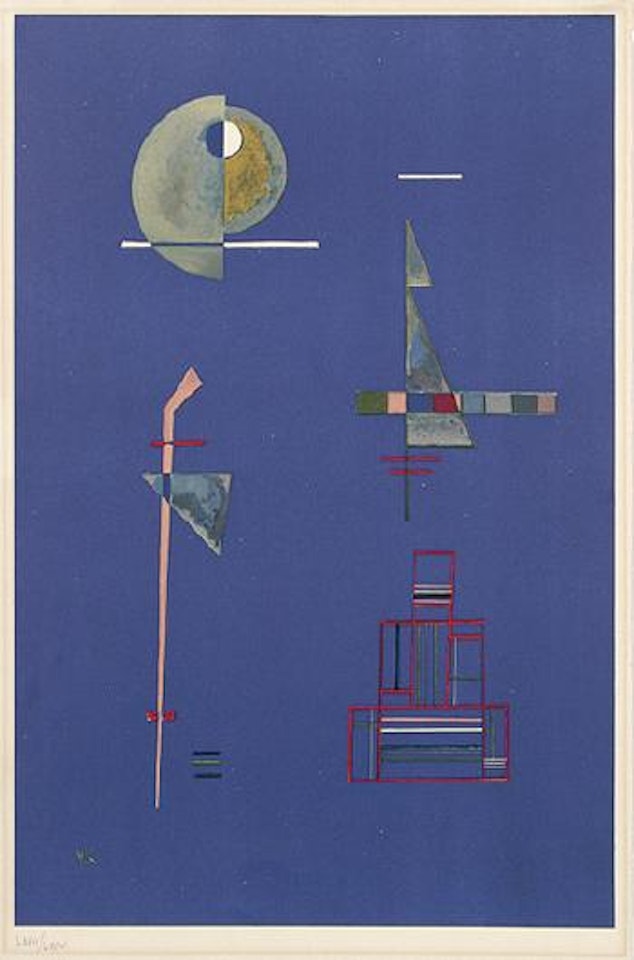 Leise Deutung by Wassily Kandinsky