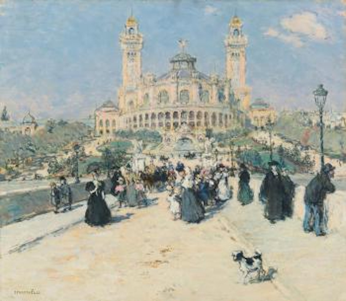 Le Trocadéro by Jean Francois Raffaelli