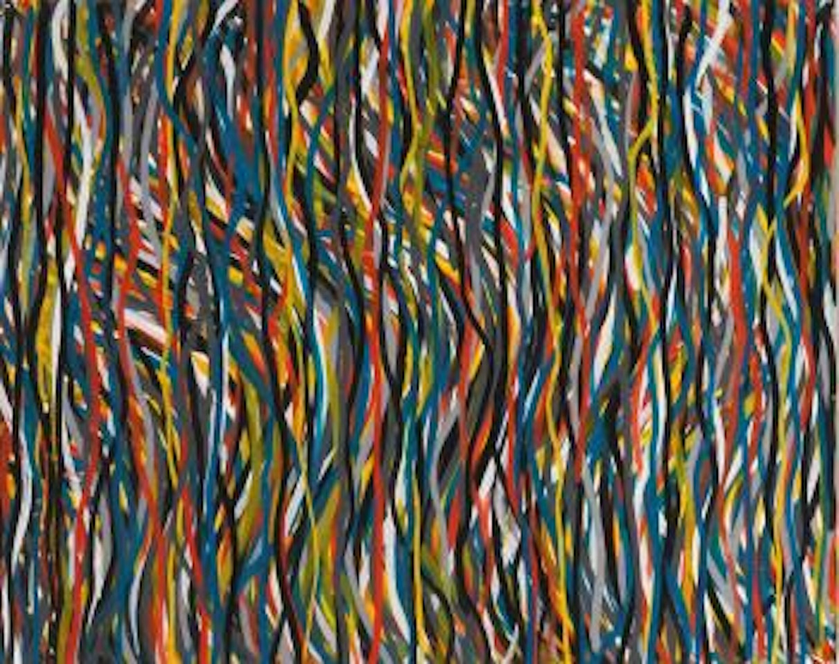 Wavy Brushstrokes by Sol LeWitt