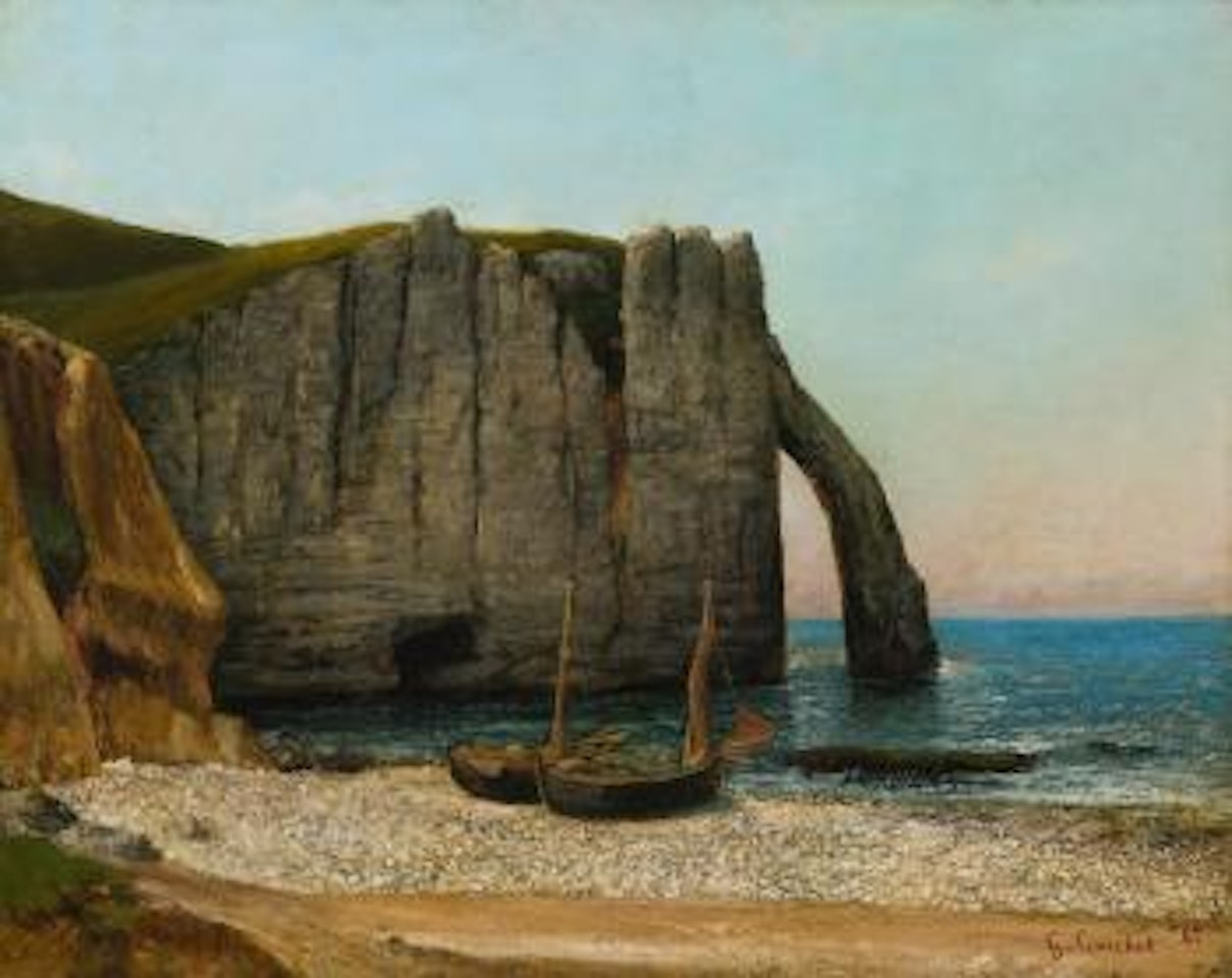 Falaises D'étretat by Gustave Courbet