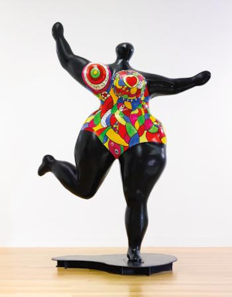 Black standing Nana by Niki de Saint Phalle