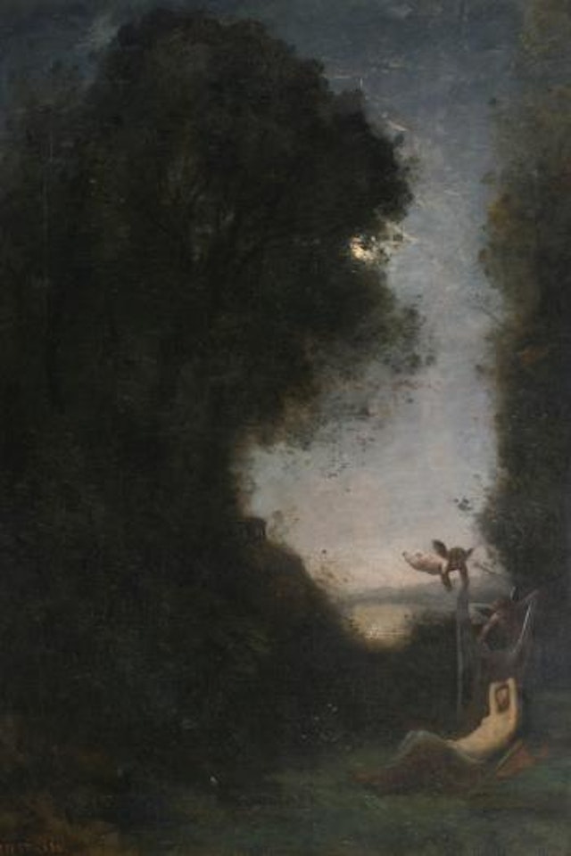 Le Sommeil De Diane by Jean Baptiste Camille Corot