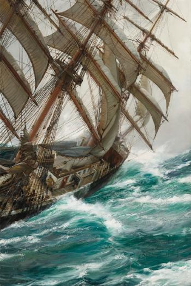Wind in the Rigging by Montague Dawson